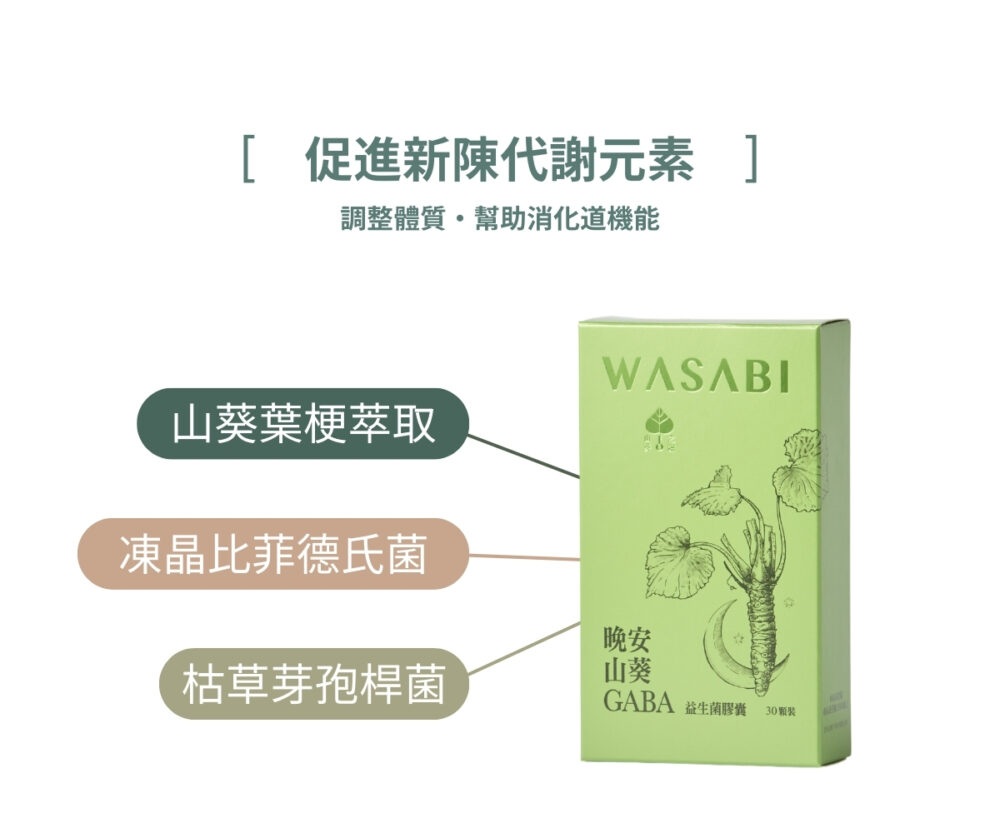 晚安山葵GABA益生菌膠囊（30顆）：圖片 7